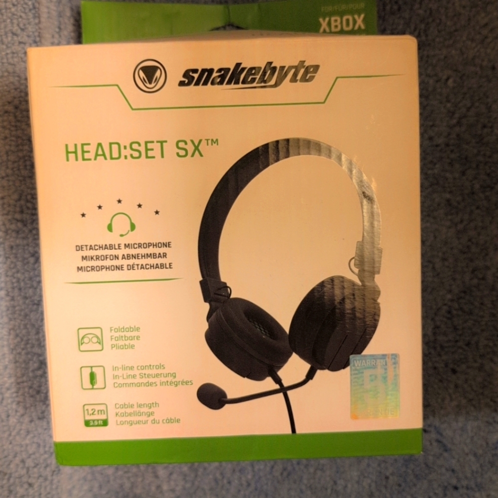 Snakebyte Black Gaming Headset